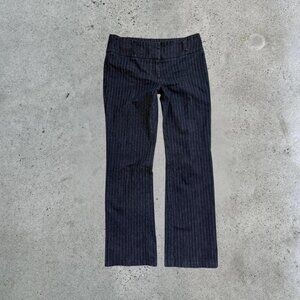 2000s pinstripe bootcut jeans